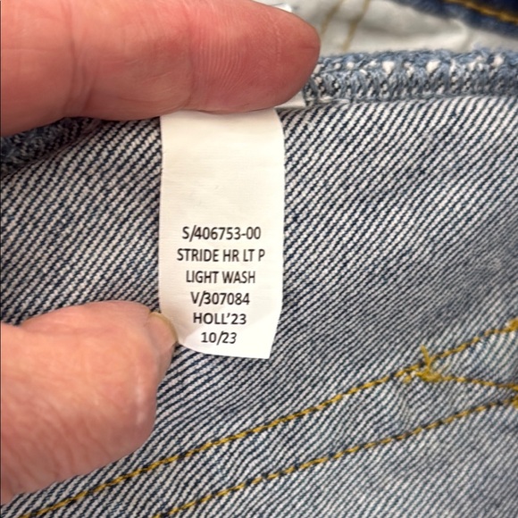 Gap Blue Light Wash High Rise Stride Wide-Leg Jeans SKU0330 - Picture 9 of 9